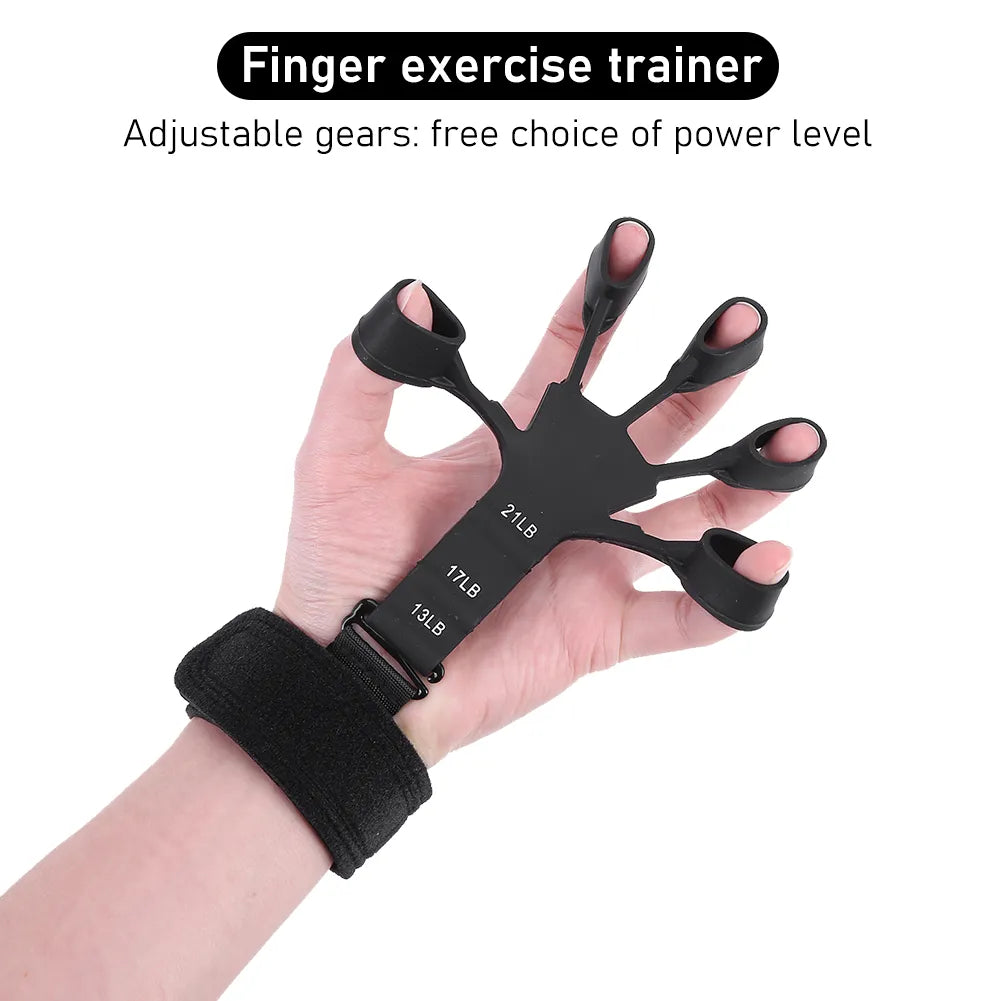 Finger Exerciser - Gripster Strengthener Finger Stretcher Hand Gripper