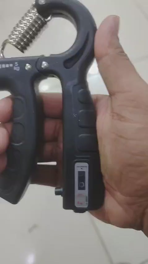 Adjustable Exerciser Hand Gripper With Counter Strengthener Adjustable Resistance Wrist Strengthener Strength Trainer Providing Durable Quality Comfortable Use (Random Color)